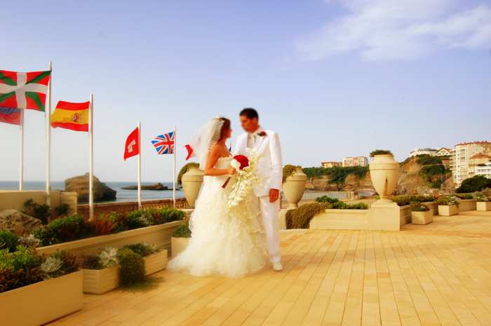Mariage à Biarritz, coiffure à Biarritz..