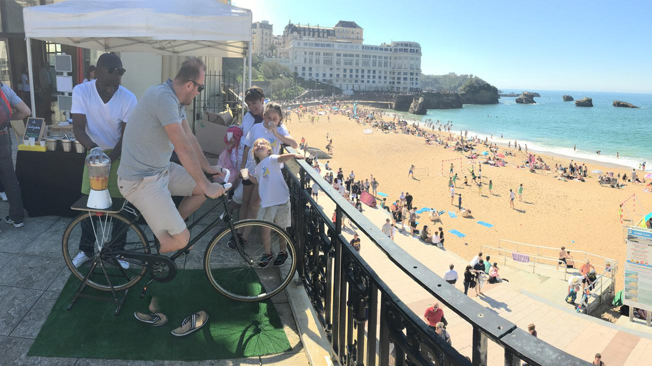 La Smoocyclette, vélo-smoothies fabriqué au Pays Basque, lance son crowdfunding !