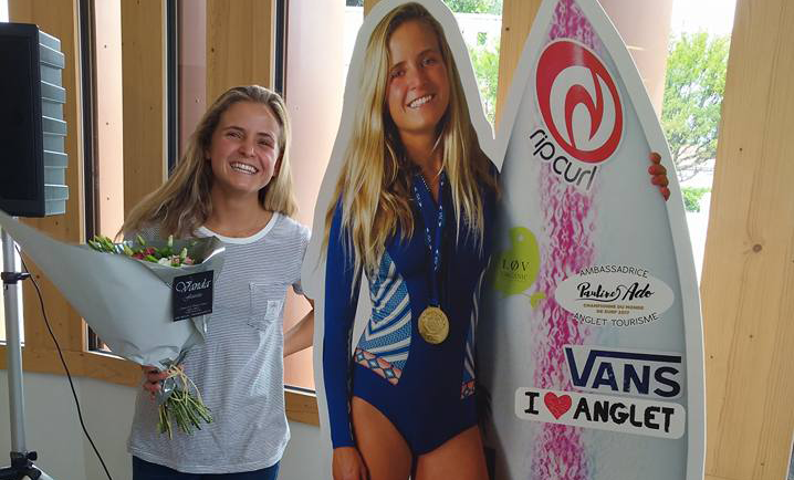 Pauline ADO, Ambassadrice Anglet Tourisme, un an déjà !