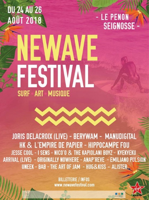 Le NEWAVE FESTIVAL – SURF, ART & MUSIC à Seignosse !