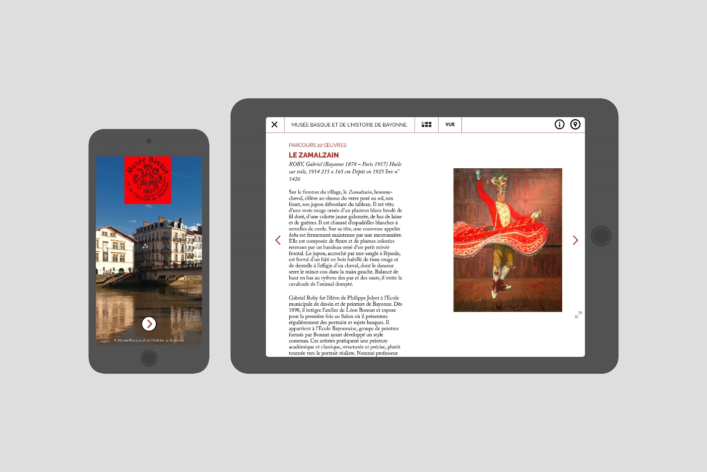 L&rsquo;appli smartphone du Musée Basque de Bayonne