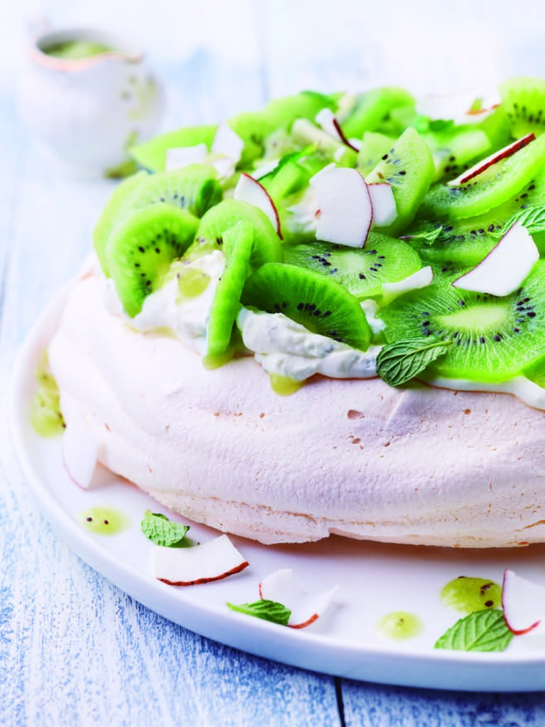 Idée recette pour le dessert : Pavlova au Kiwi de l’Adour