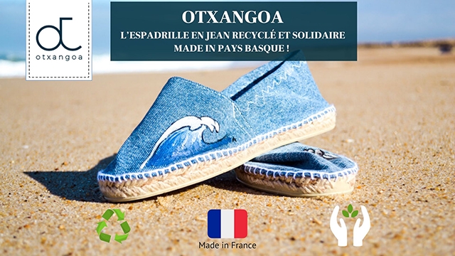 L&rsquo;espadrille en toile de jean recyclée, a vu le jour pendant le confinement
