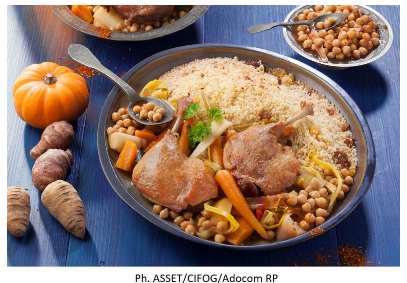 Recette de couscous au confit de canard : une « tuerie »