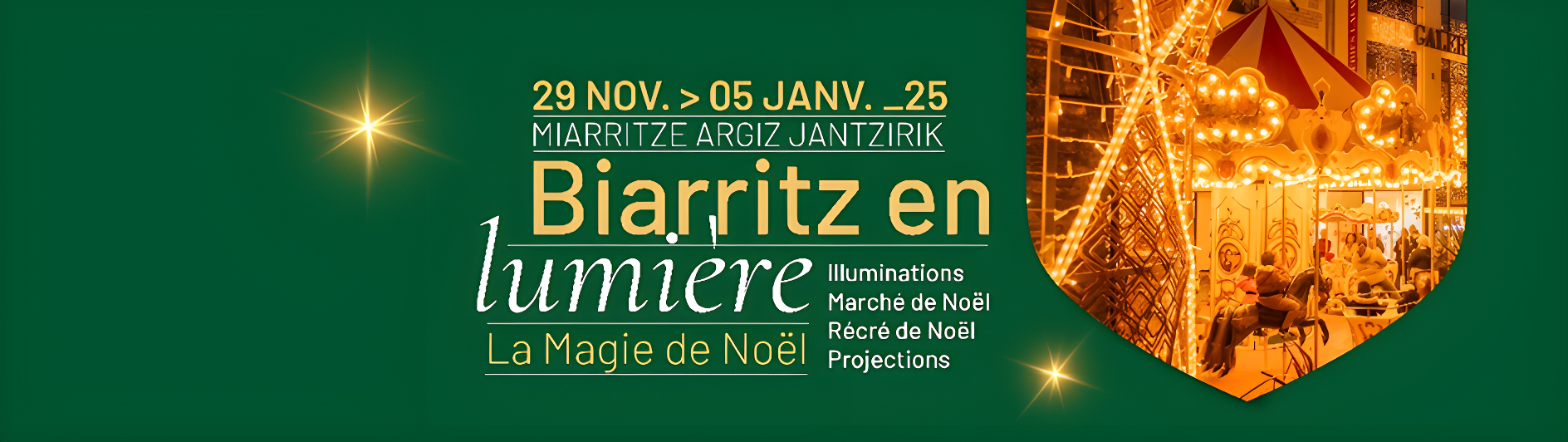 Biarritz en Lumière du 29 novembre au 5 janvier