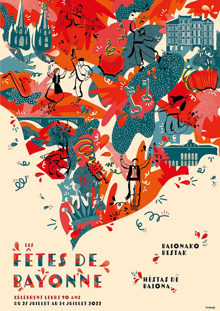 Dans 90 jours, le 90ème anniversaire des Fêtes de Bayonne
