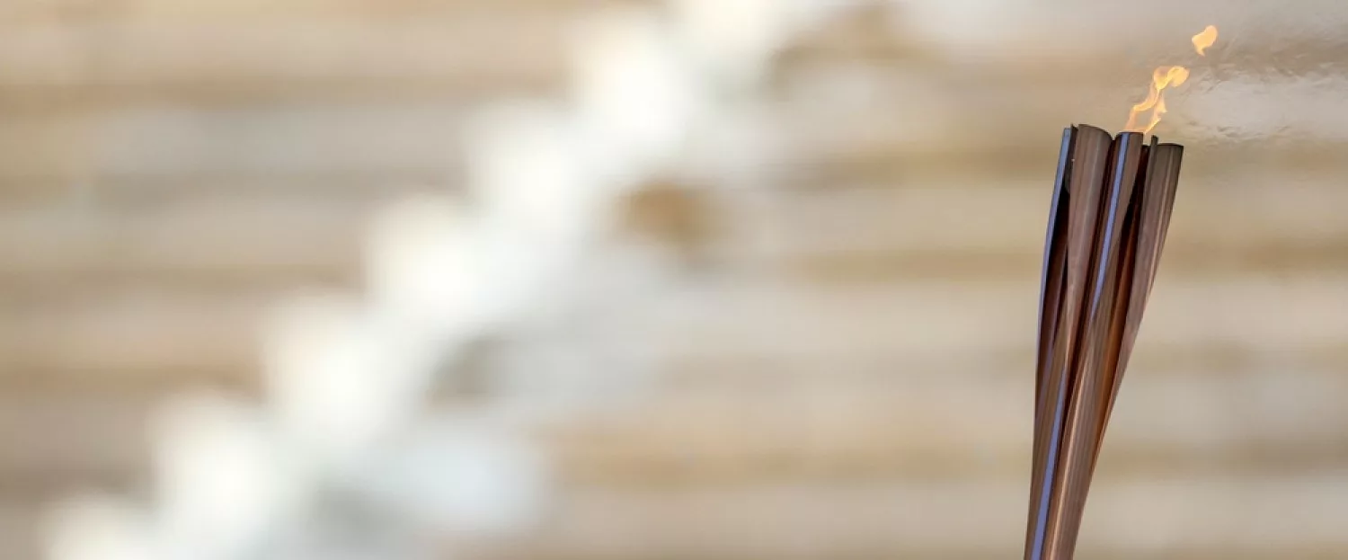 La flamme olympique à Anglet & Biarritz