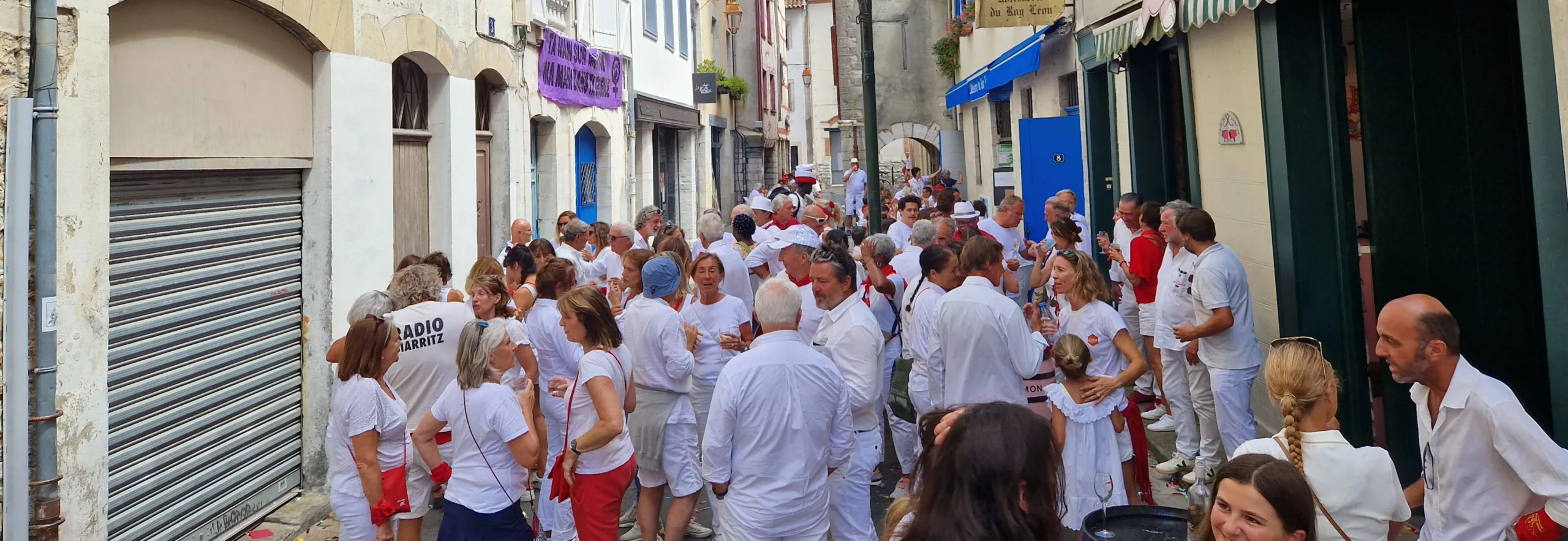 La carte des peñas bayonnaises