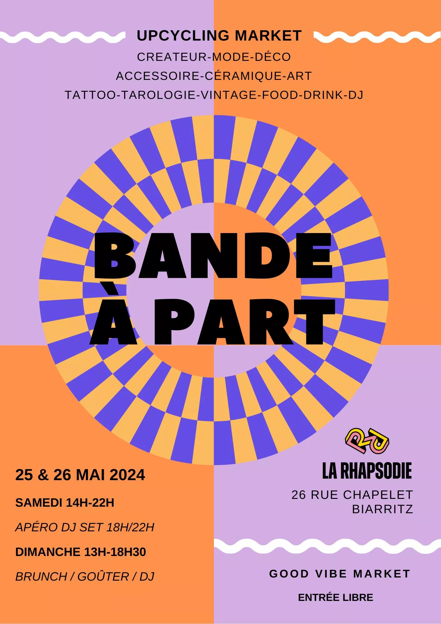 Nouveau marché de créateurs upcycling – Biarritz 25 et 26 mai