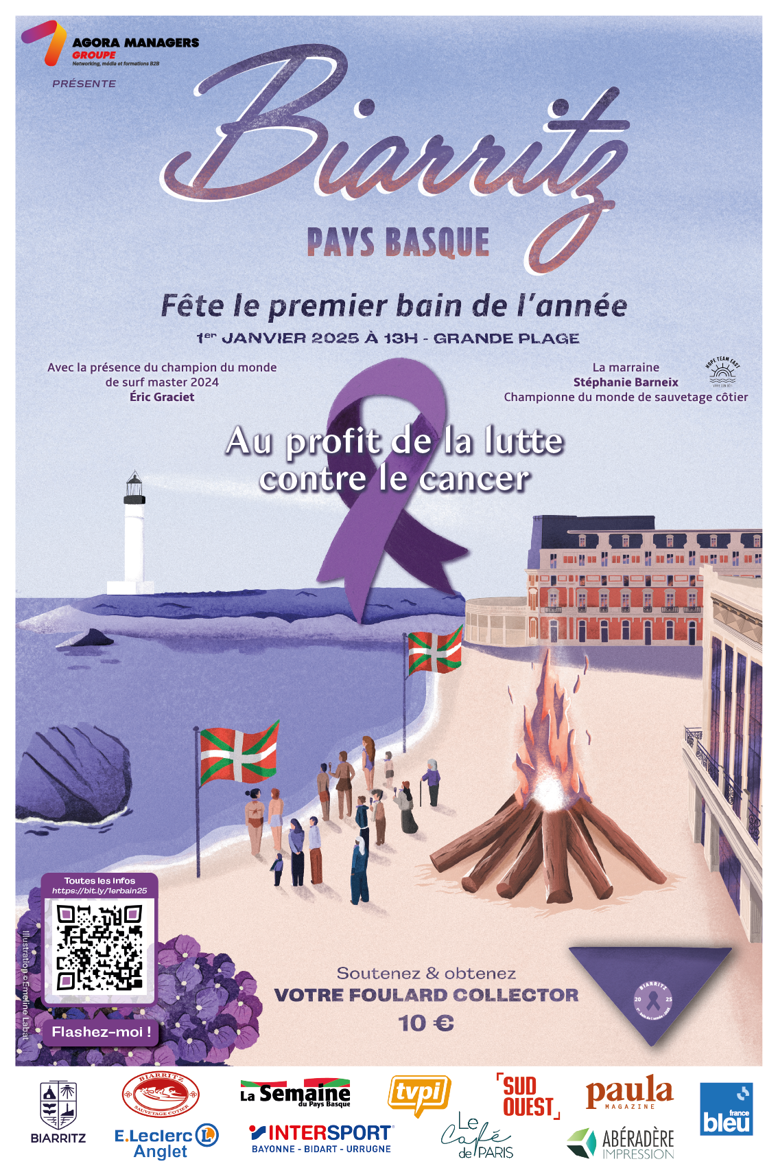 Plongez dans la nouvelle année avec Biarritz et soutenez une cause essentielle !
