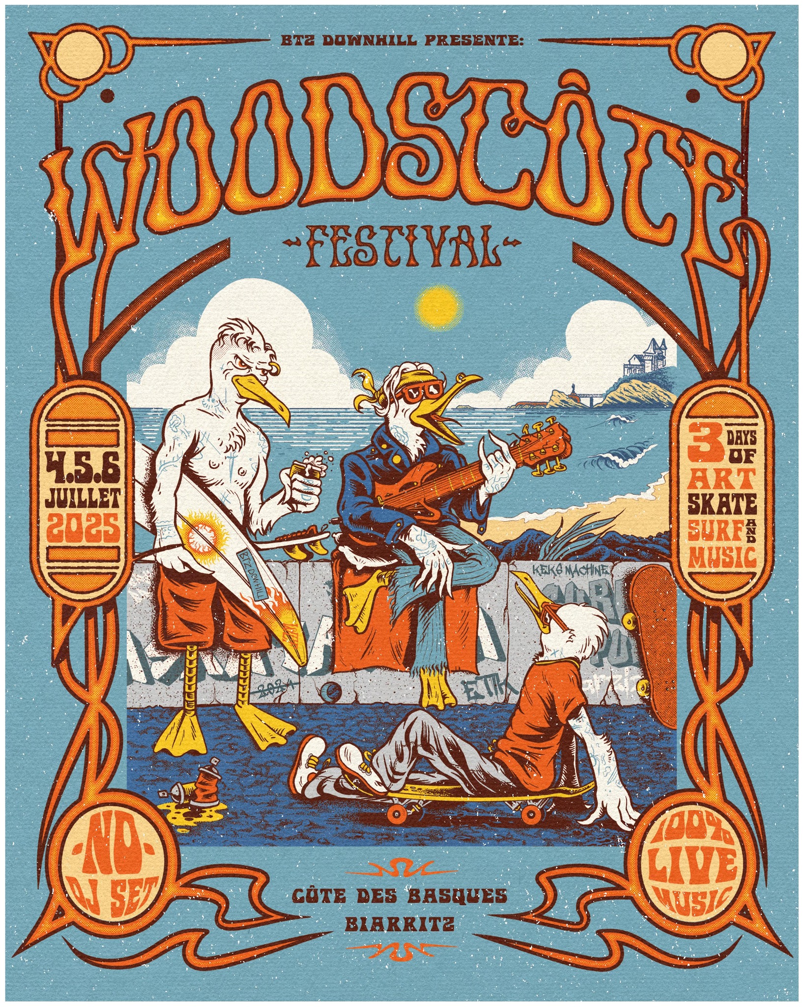 Woodscôte Festival : la Côte des Basques rocke cet été