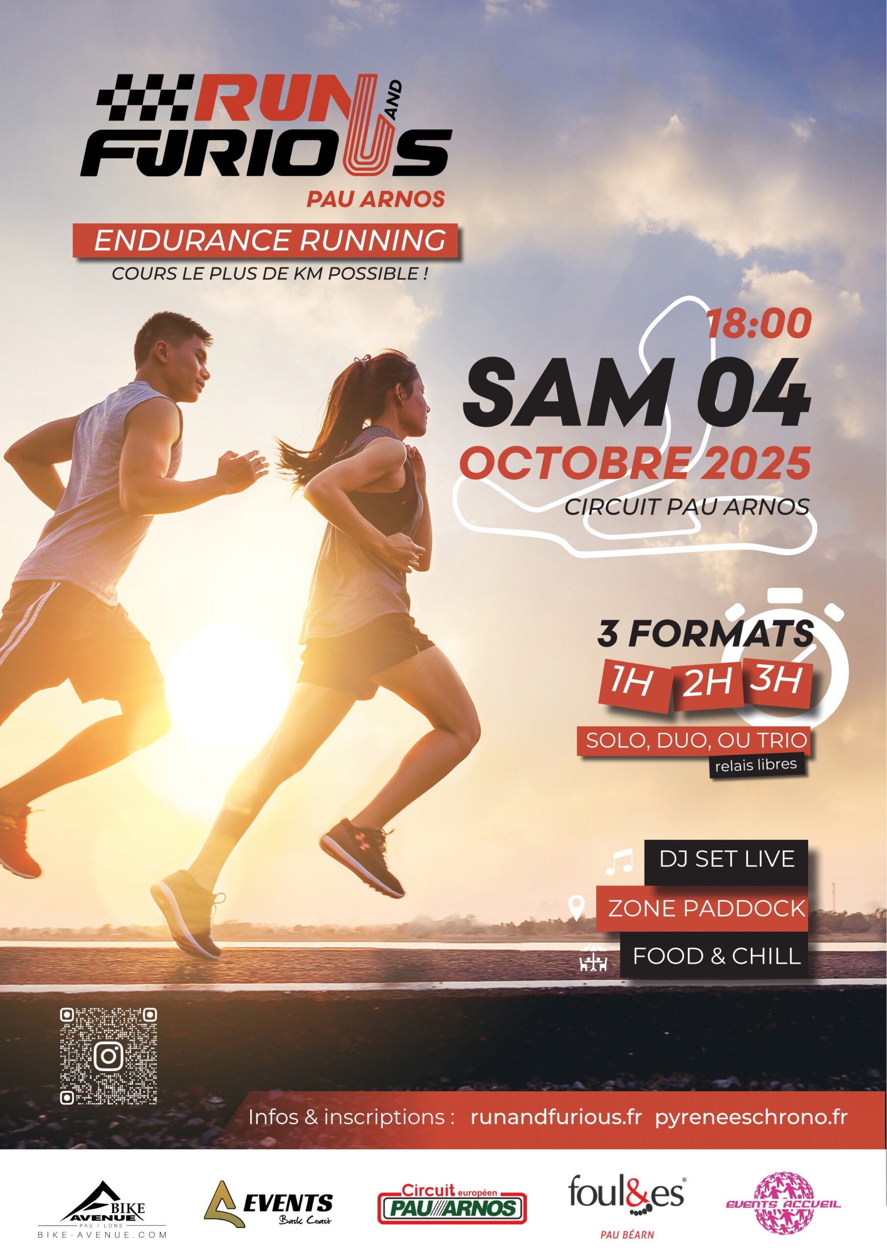 Run and Furious 2025 à Pau : la course à pied devient un show à l’américaine !