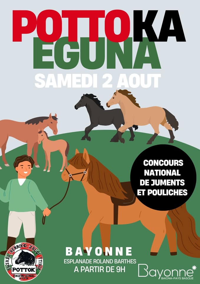Pottoka Eguna 2025 : Bayonne fête le petit cheval basque