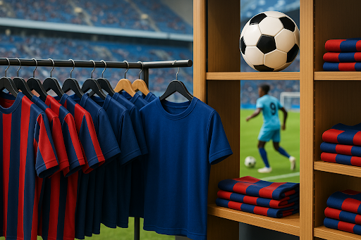 Le merchandising des clubs comme source de revenus dans le football