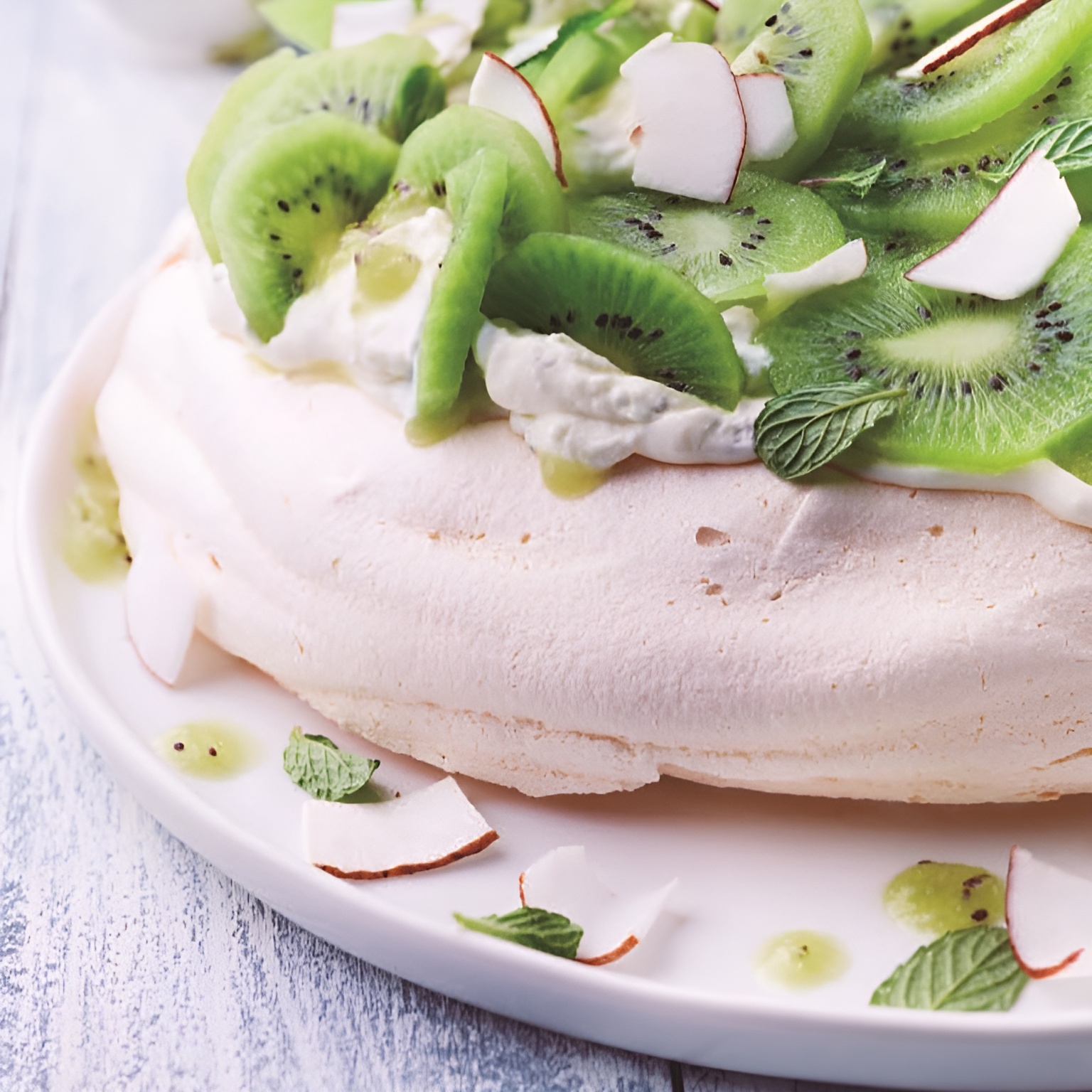 Idée recette pour le dessert : Pavlova au Kiwi de l’Adour