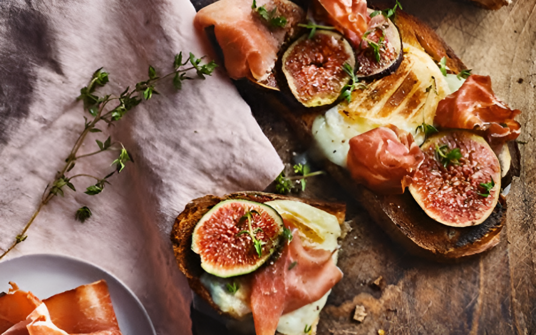 Tartine automnale de brebis basque au jambon de Bayonne