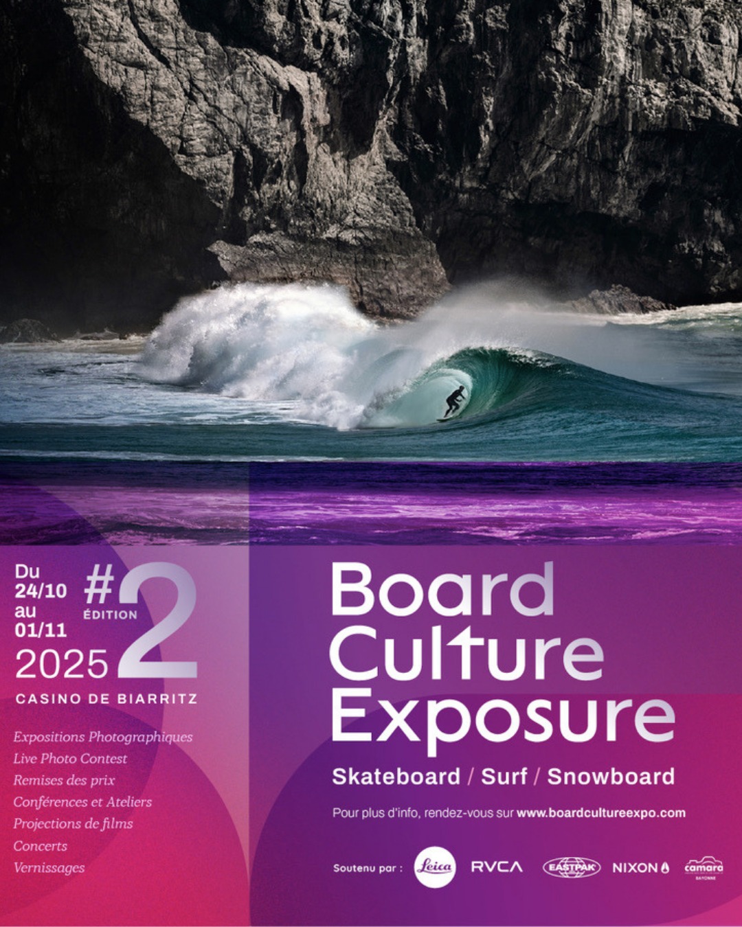 Board Culture Exposure 2025 : la photographie de surf, skate et snow s’expose à Biarritz