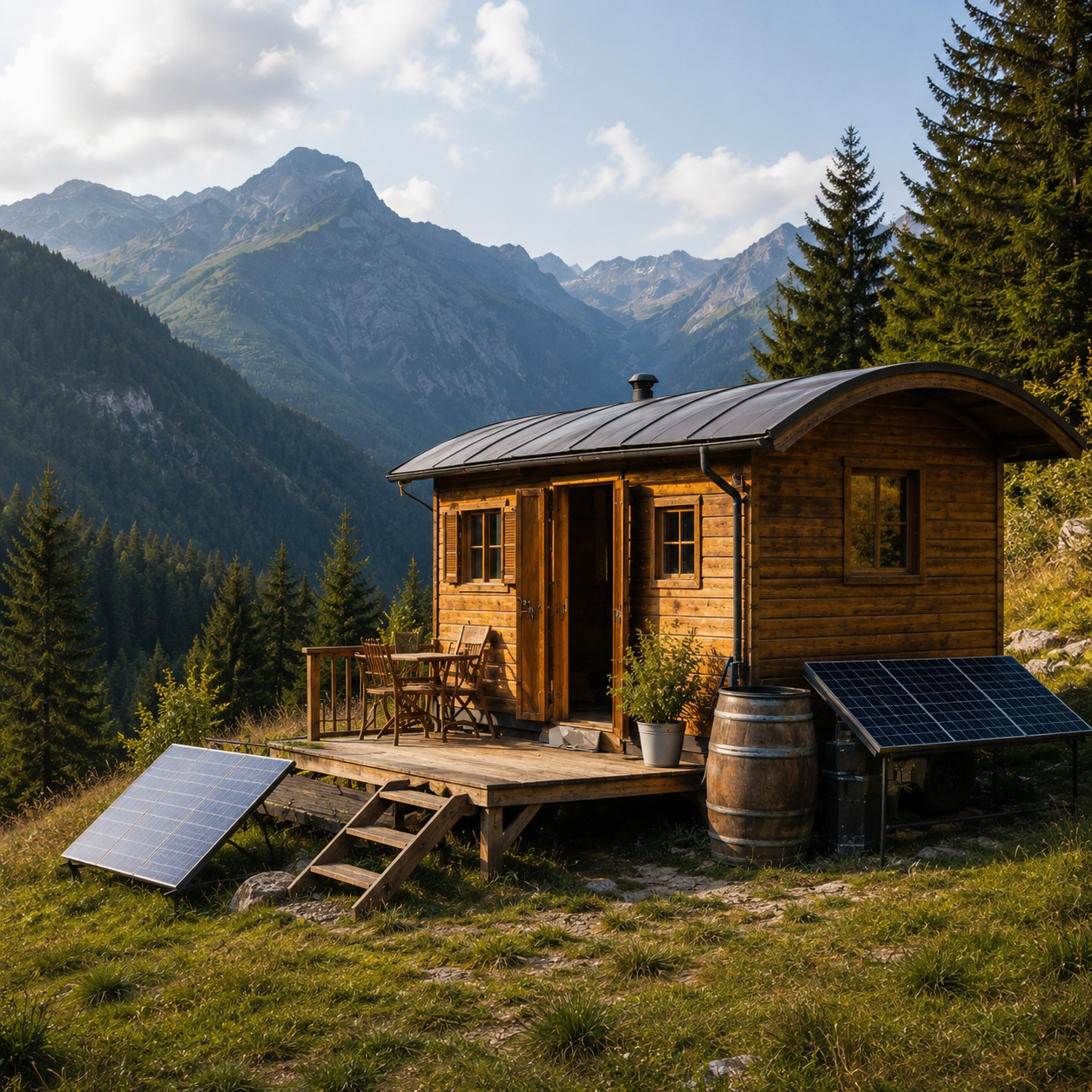 roulottes artisanales en bois