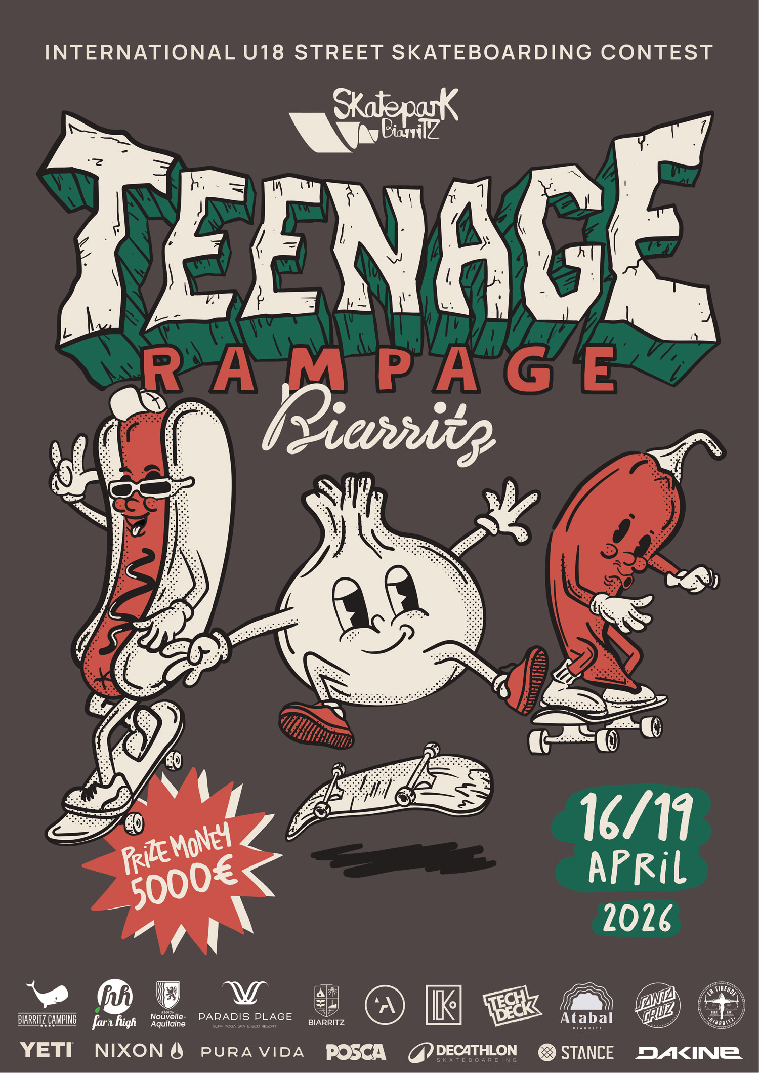 Teenage Rampage 2026 à Biarritz : le grand rendez-vous du skateboard international