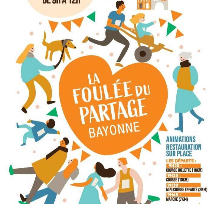 La Foulée du Partage 2026 à Bayonne : courir et marcher pour la solidarité le 29 novembre